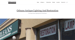 Desktop Screenshot of orleansantiquelighting.com